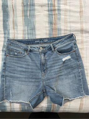 Old Navy Faded Blue Denim Cutoff Shorts